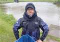 Steve's awesome match in the wind and rain 