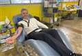 Fire chief brings up a half-century of blood donations, in service’s 50th year