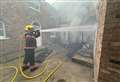 Four people taken to hospital after accidental fire at home in town