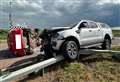 Driver taken to hospital after two-vehicle collision