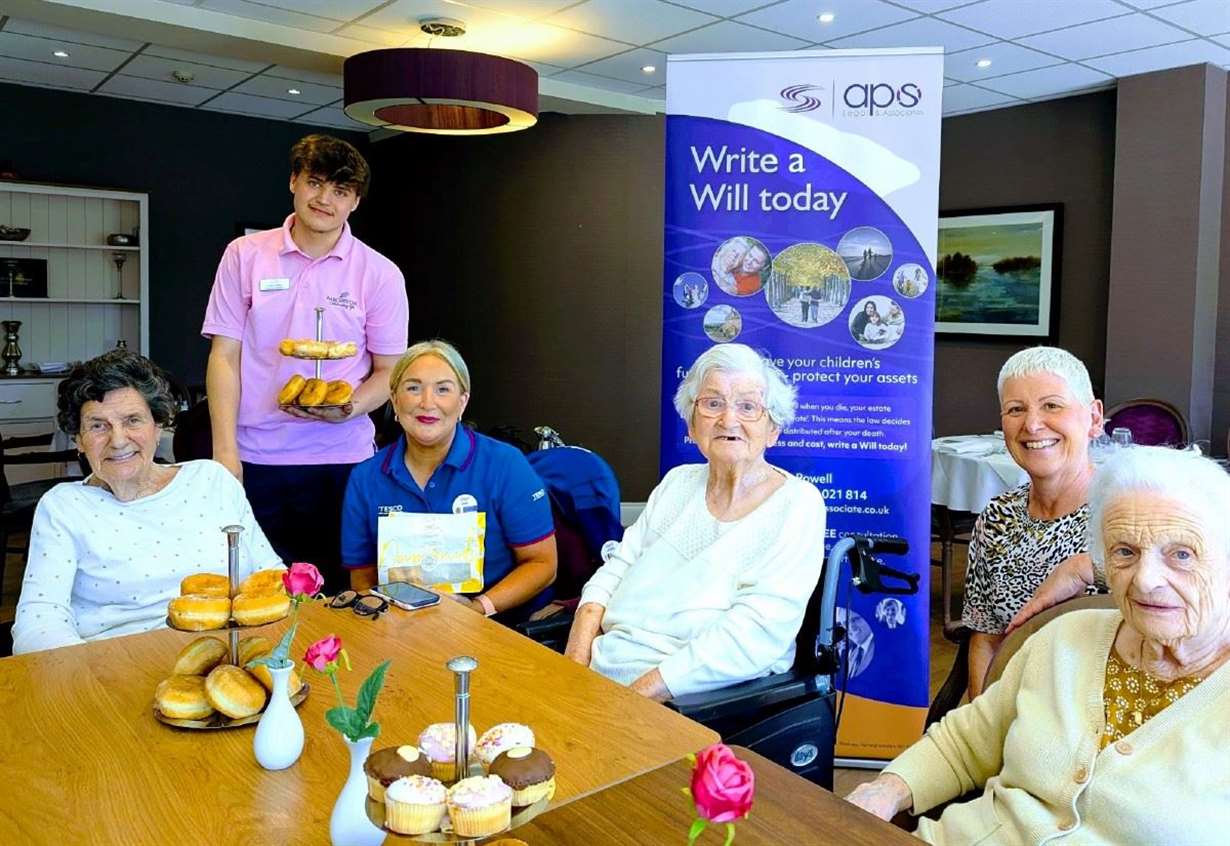 Care home residents and staff enjoyed sweet treats as part of national day