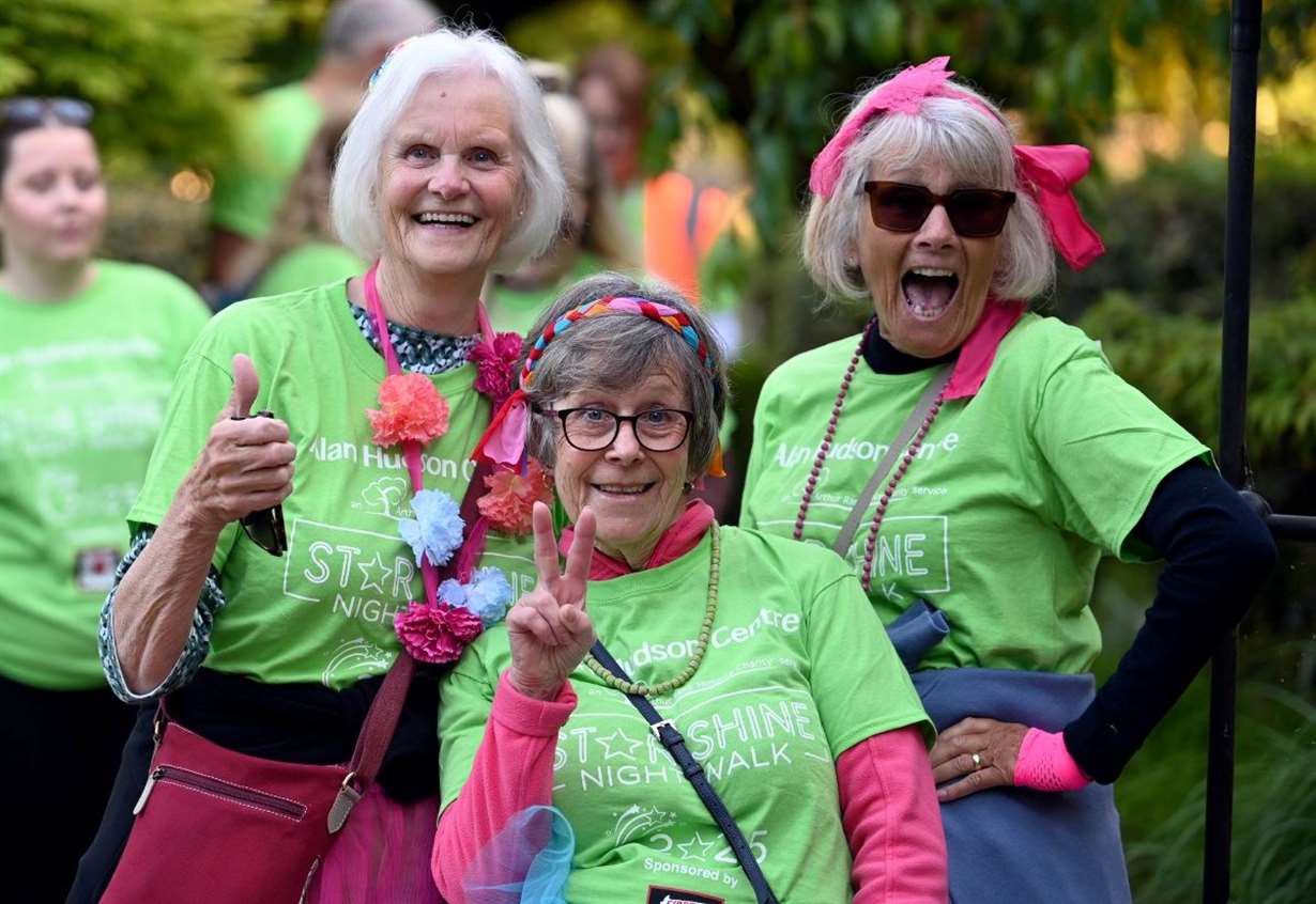 Town’s first Star Shine Walk raises more than £10,000 for Arthur Rank Charity