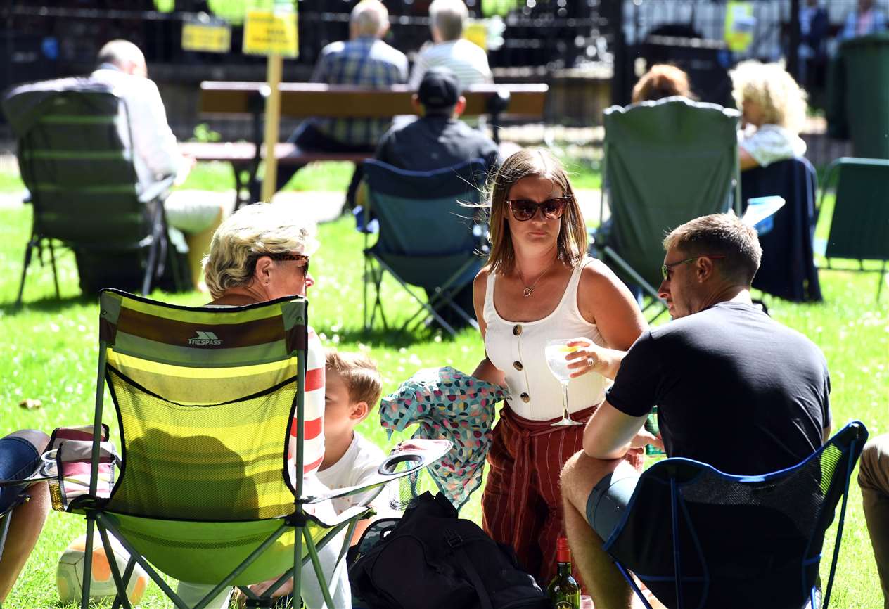 First live music of the year at Wisbech Bandstand. (39274601)