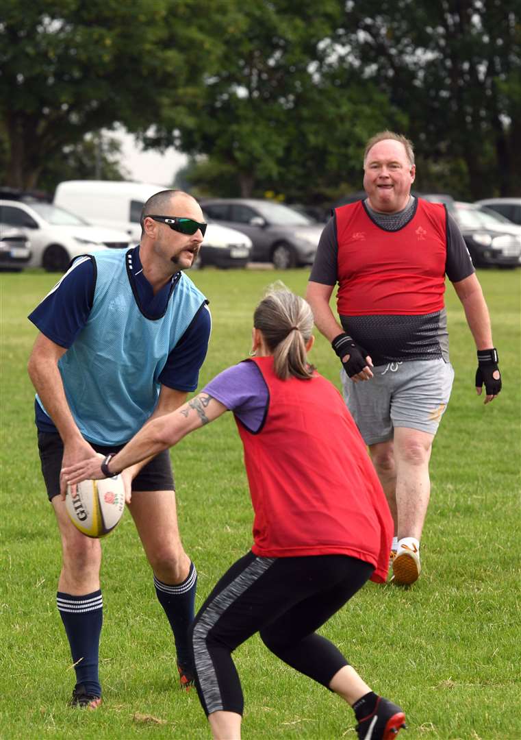 Walking Rugby Tournament at March rugby club. (49105997)