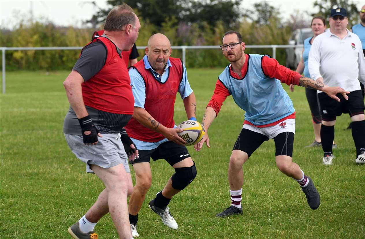 Walking Rugby Tournament at March rugby club. (49105949)