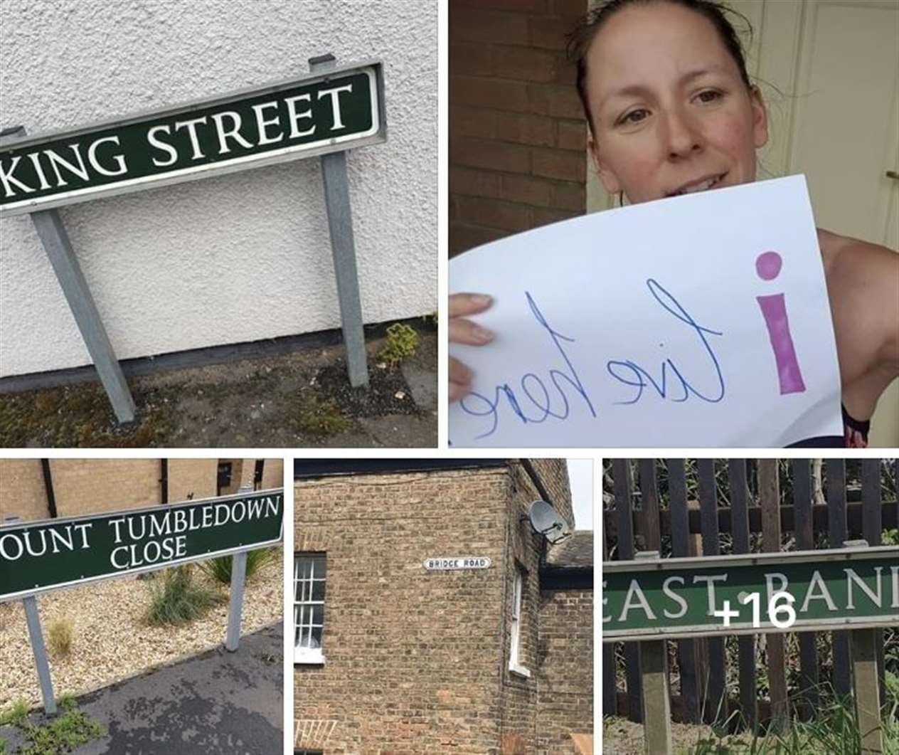 Runners spelling out their names (34424344)