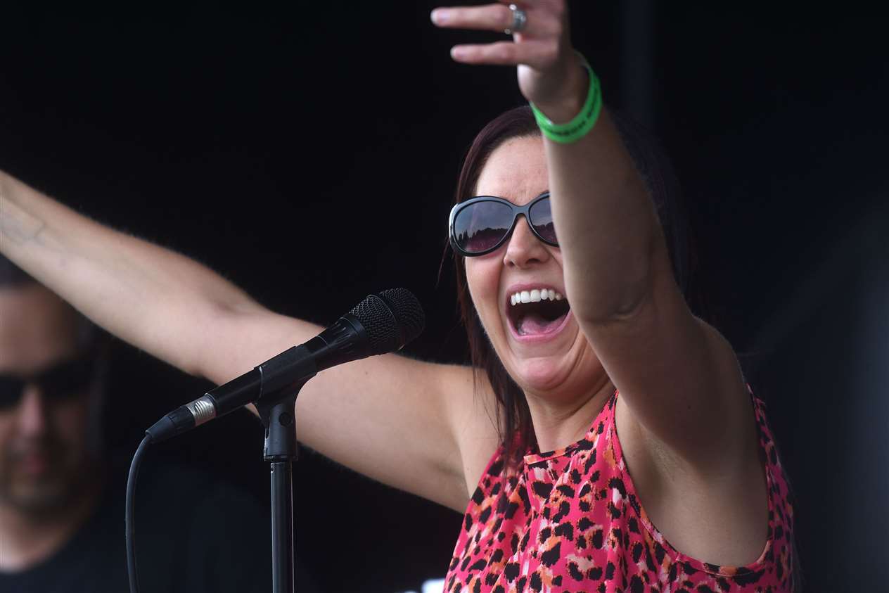 Wisbech Rock Festival 2019..The Fused. (14753887)