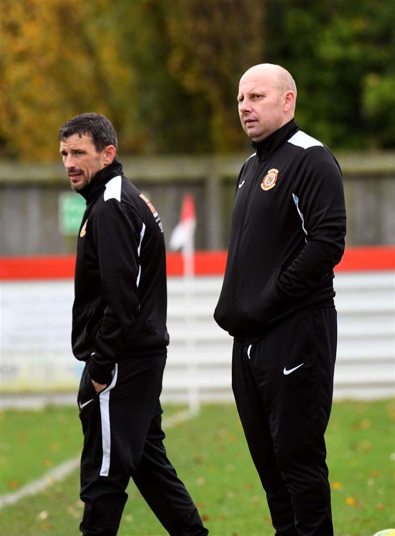 Action from Wisbech Town Reserves v Farcet United.