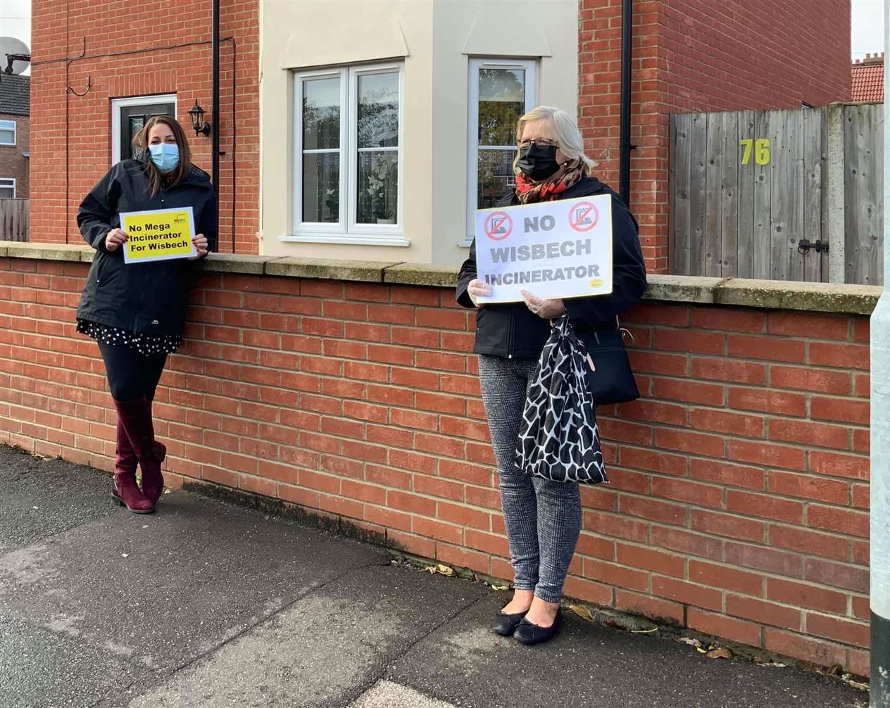Protestors have been outside venues where MVV Environment Ltd have been holding their consultation exhibitions. Photo: Kim Taylor. (42530219)