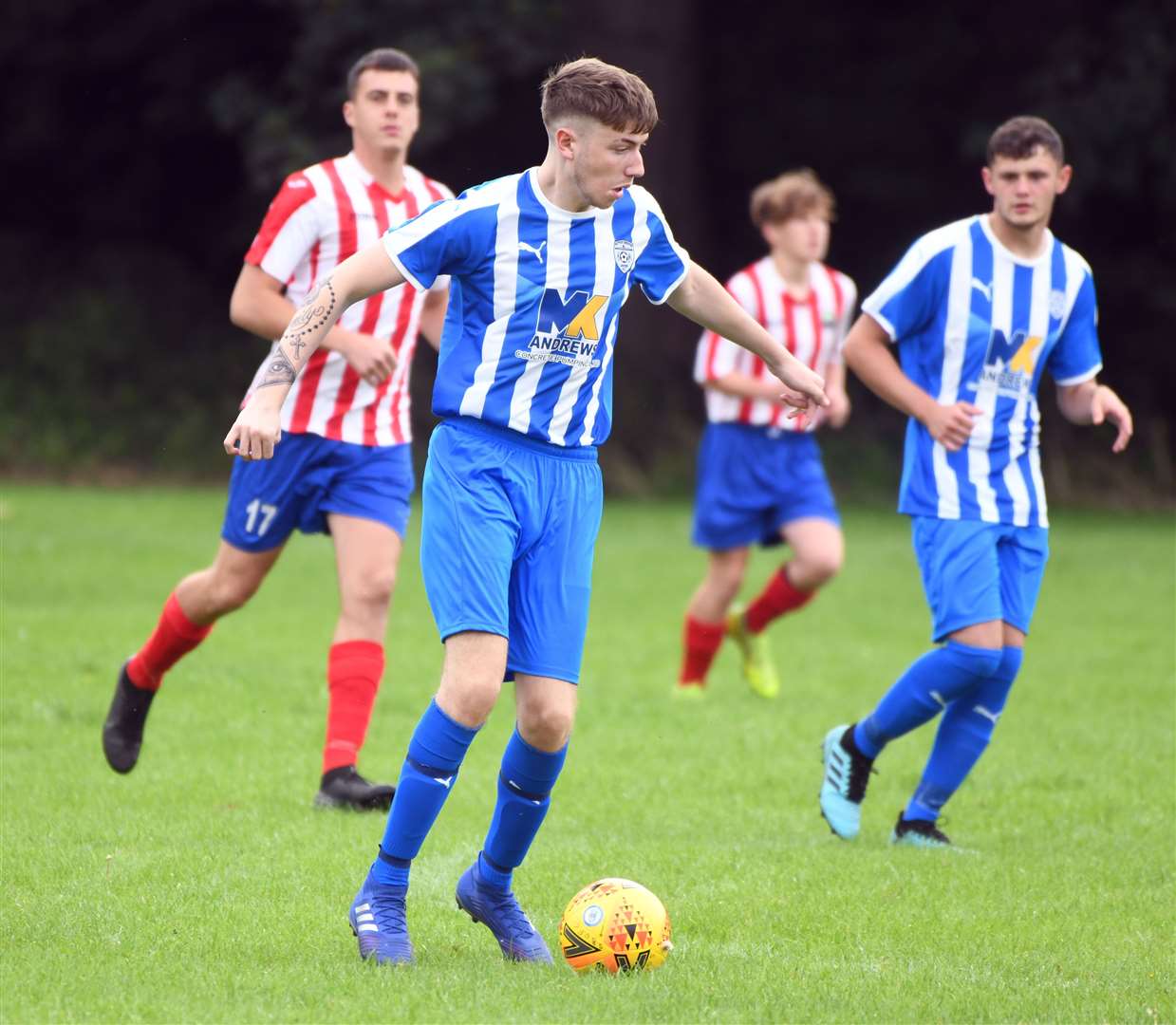 Action from Sutton Bridge v Oundle Town Reserves.