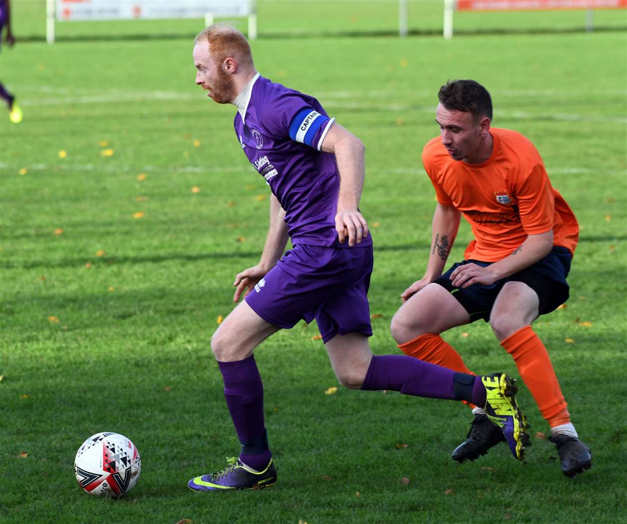 David Weaver-Pope had a great game in midfield.