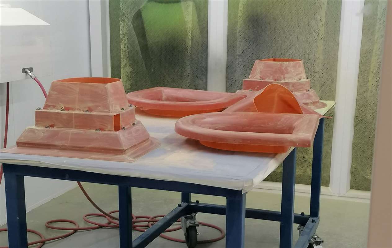 A set of aircraft filters made by Aerotron Composites. (41922748)