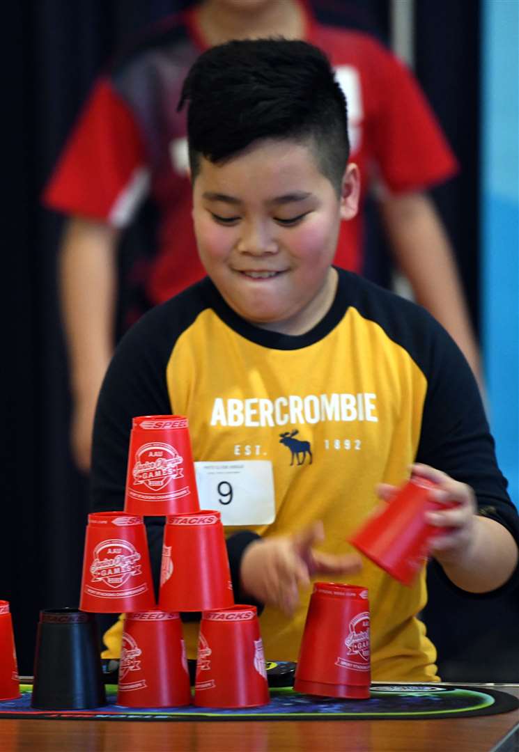 UK Sport Stacking Championships at Neale Wade..Fritz-Clyde Hisole..... (30540375)