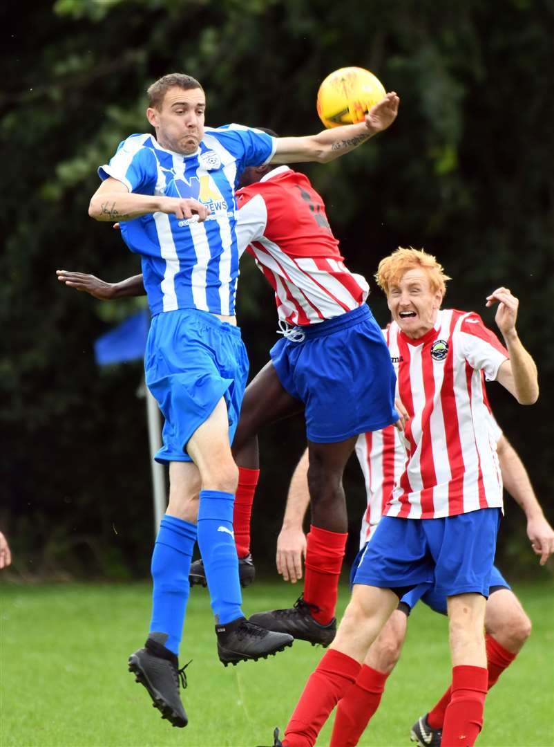 Action from Sutton Bridge v Oundle Town Reserves.