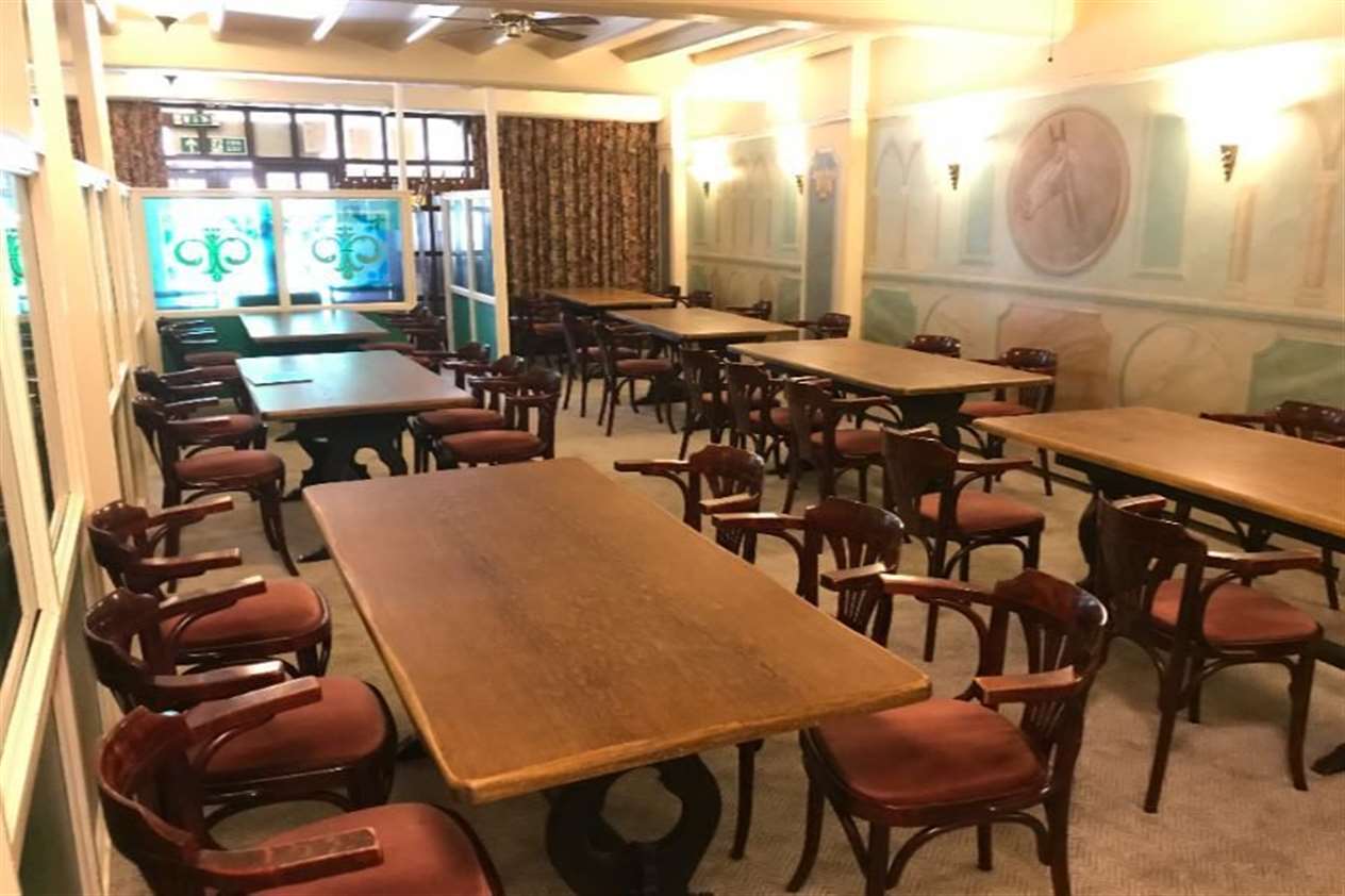 Mendis is on the market at £410,000 - the restaurant area can seat 40 diners. Picture: Everard Cole/Rightmove (49703734)