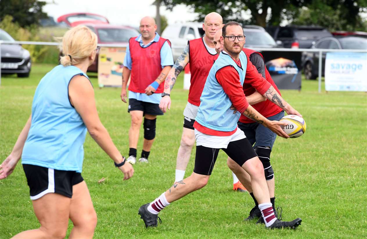 Walking Rugby Tournament at March rugby club. (49106624)