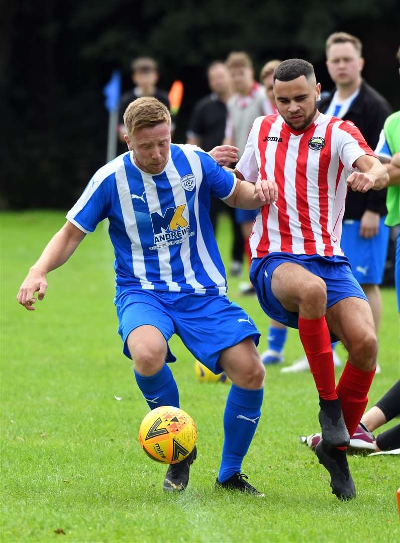 Action from Sutton Bridge v Oundle Town Reserves.