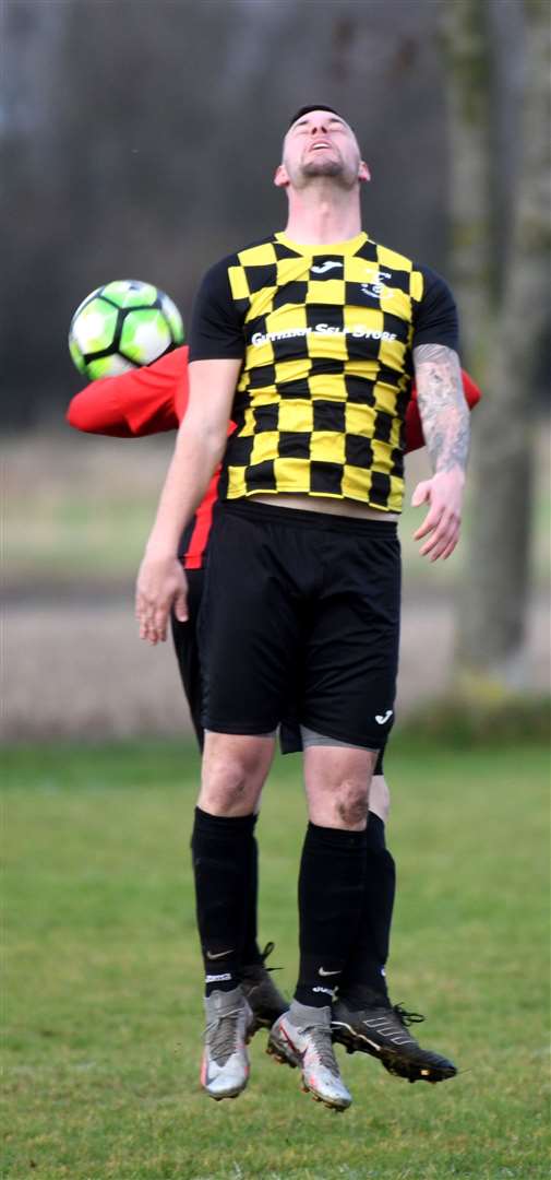 Guyhirn v Wimblington football action.