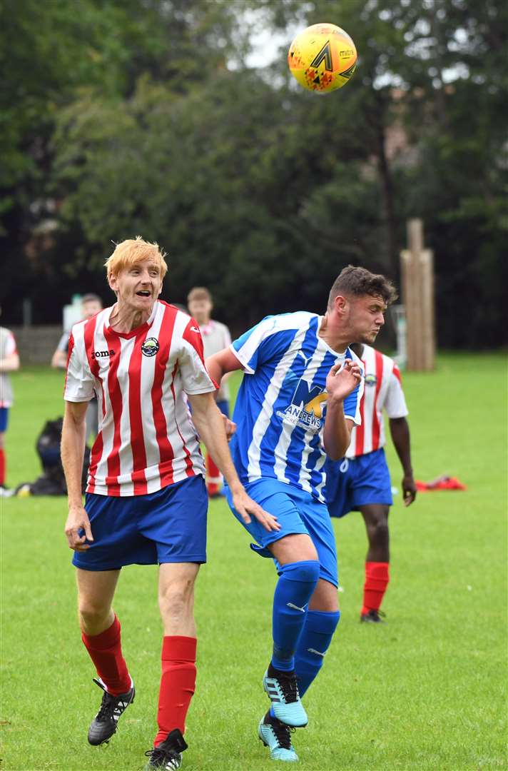 Action from Sutton Bridge v Oundle Town Reserves.