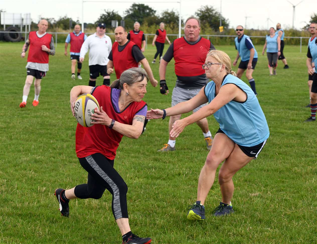 Walking Rugby Tournament at March rugby club. (49105946)