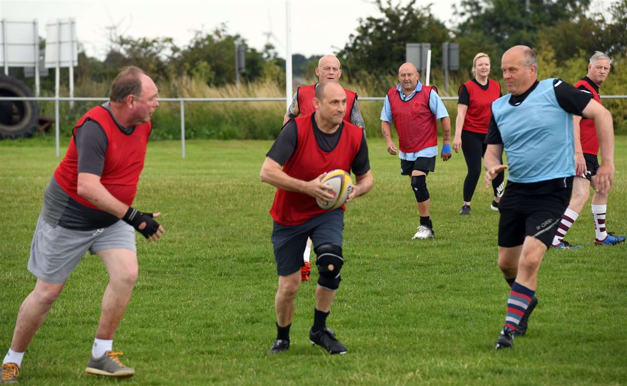 Walking Rugby Tournament at March rugby club. (49105942)