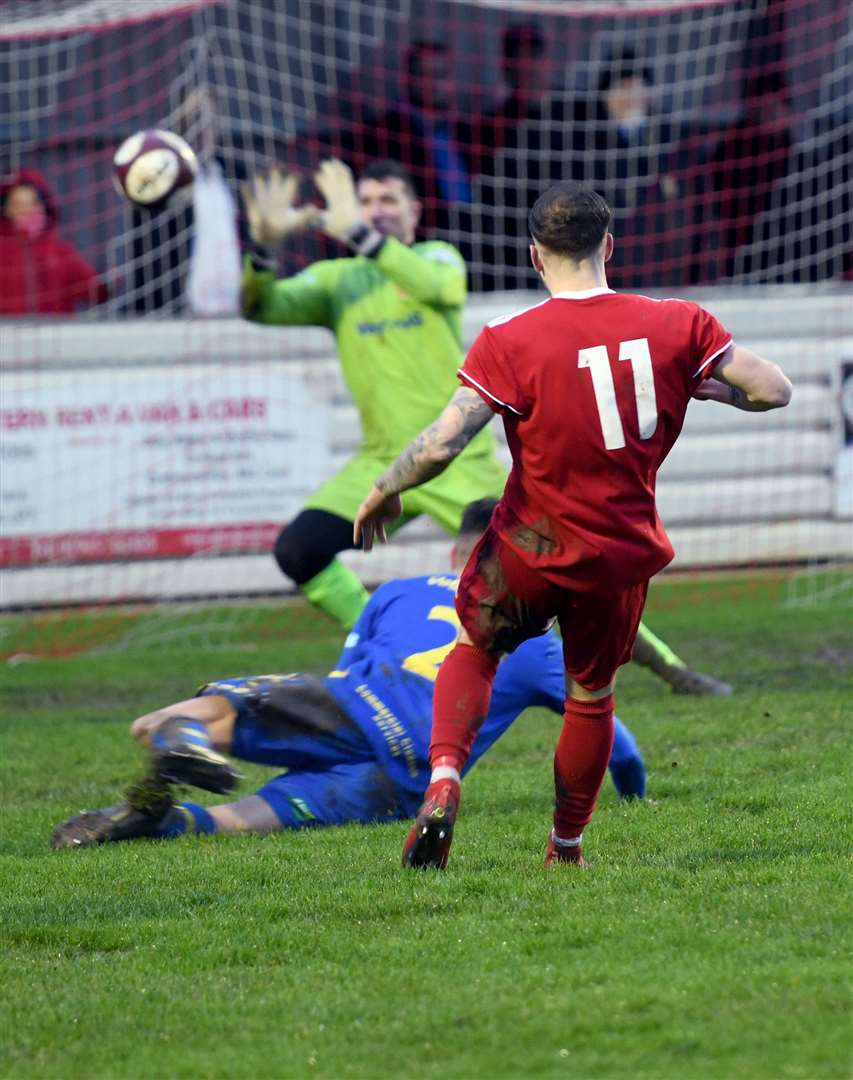 John Dean scored Wisbech's second goal.