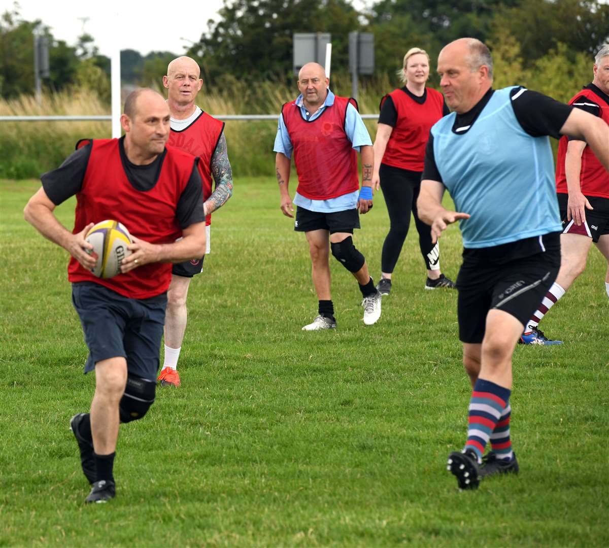 Walking Rugby Tournament at March rugby club. (49105941)