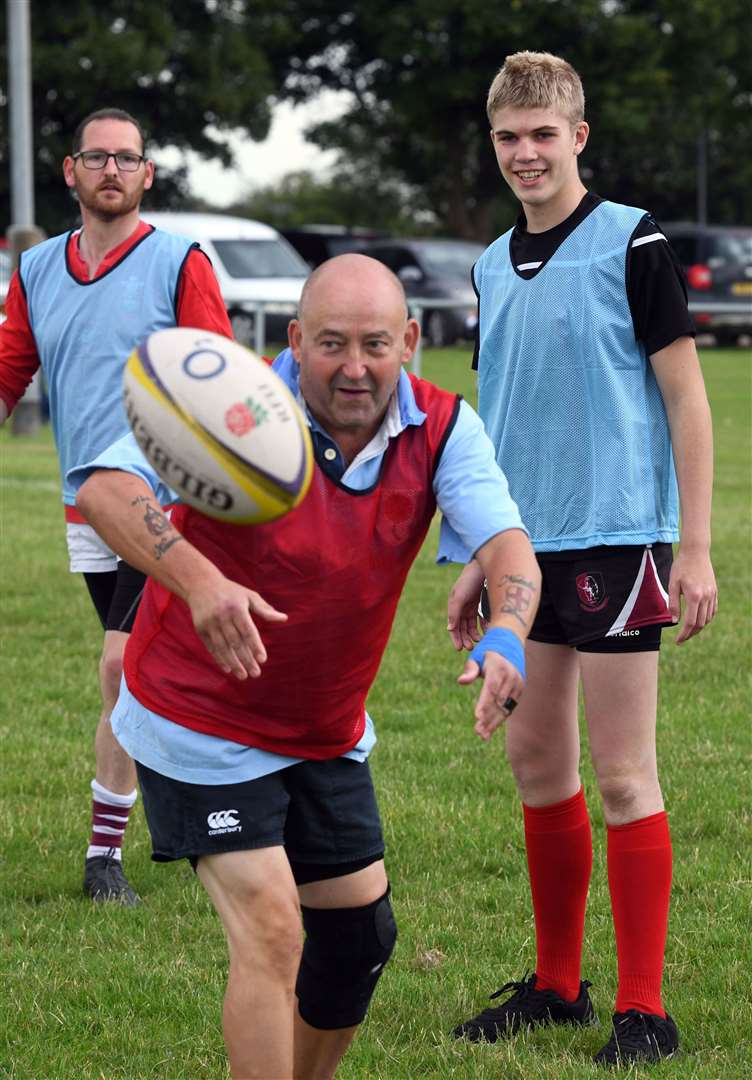 Walking Rugby Tournament at March rugby club. (49105951)