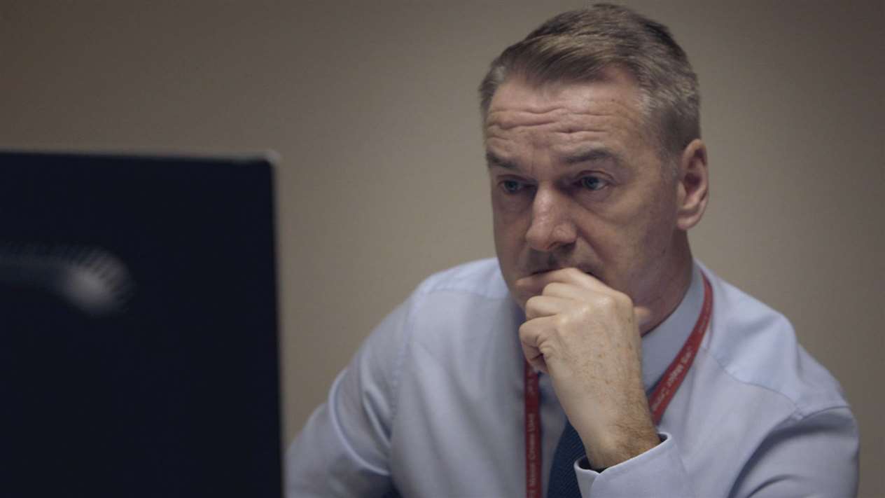 Detective Constable Kevin Hill prepares to interview suspect Jordan Shepherd. (25818514)
