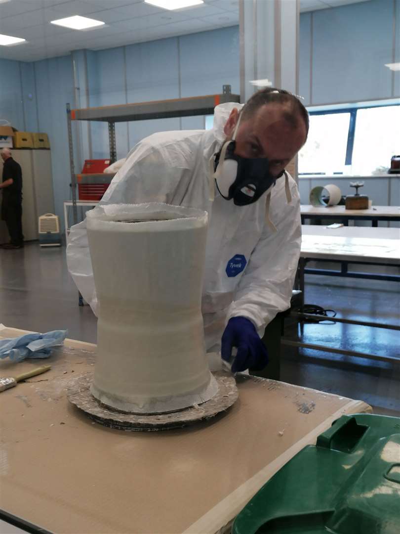 Staff at Aerotron are all highly skilled at what they do, the process is very labour intensive. (41922715)