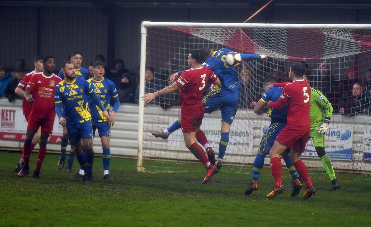 Wisbech on the attack.