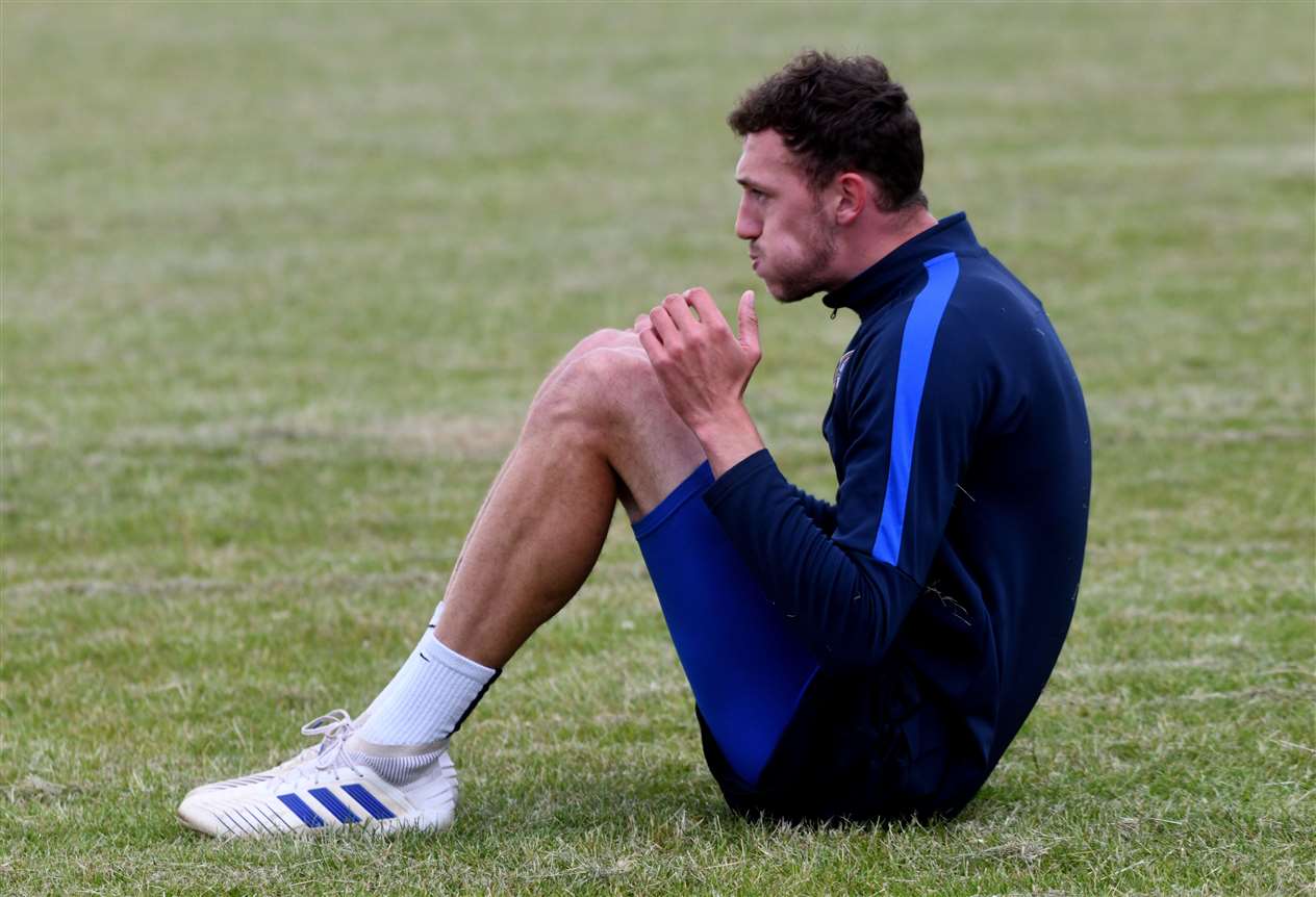 Sam Murphy pre-season training at Wisbech FC. (36040572)