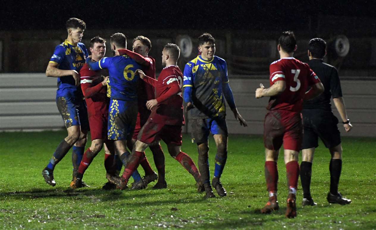 Tempers flare near the end.