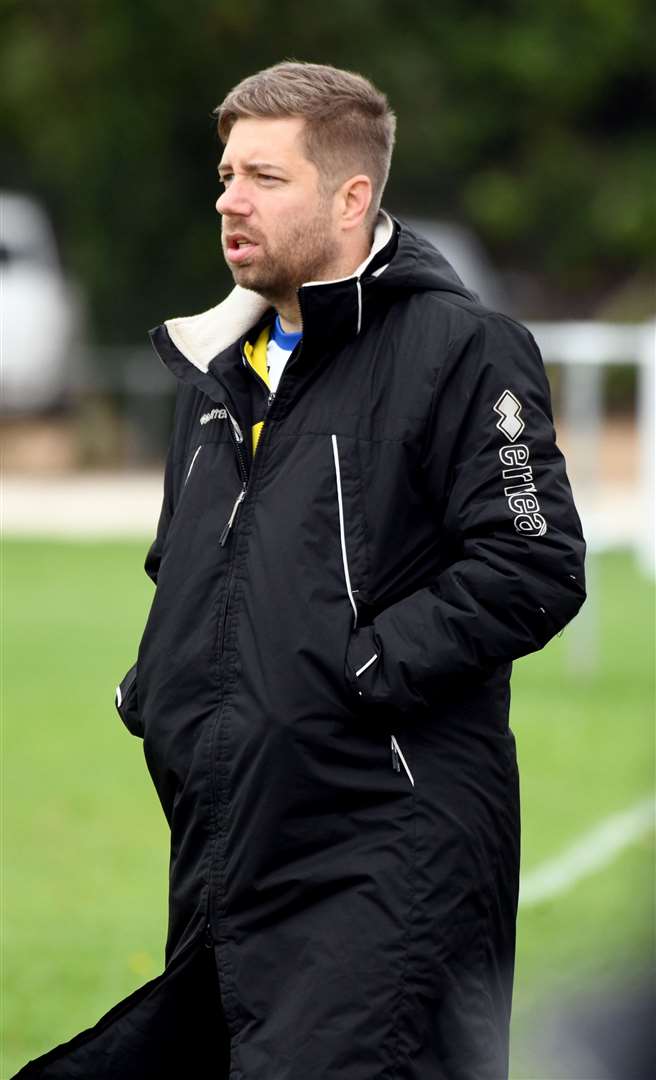 Parson Drove manager Robbie Harris.