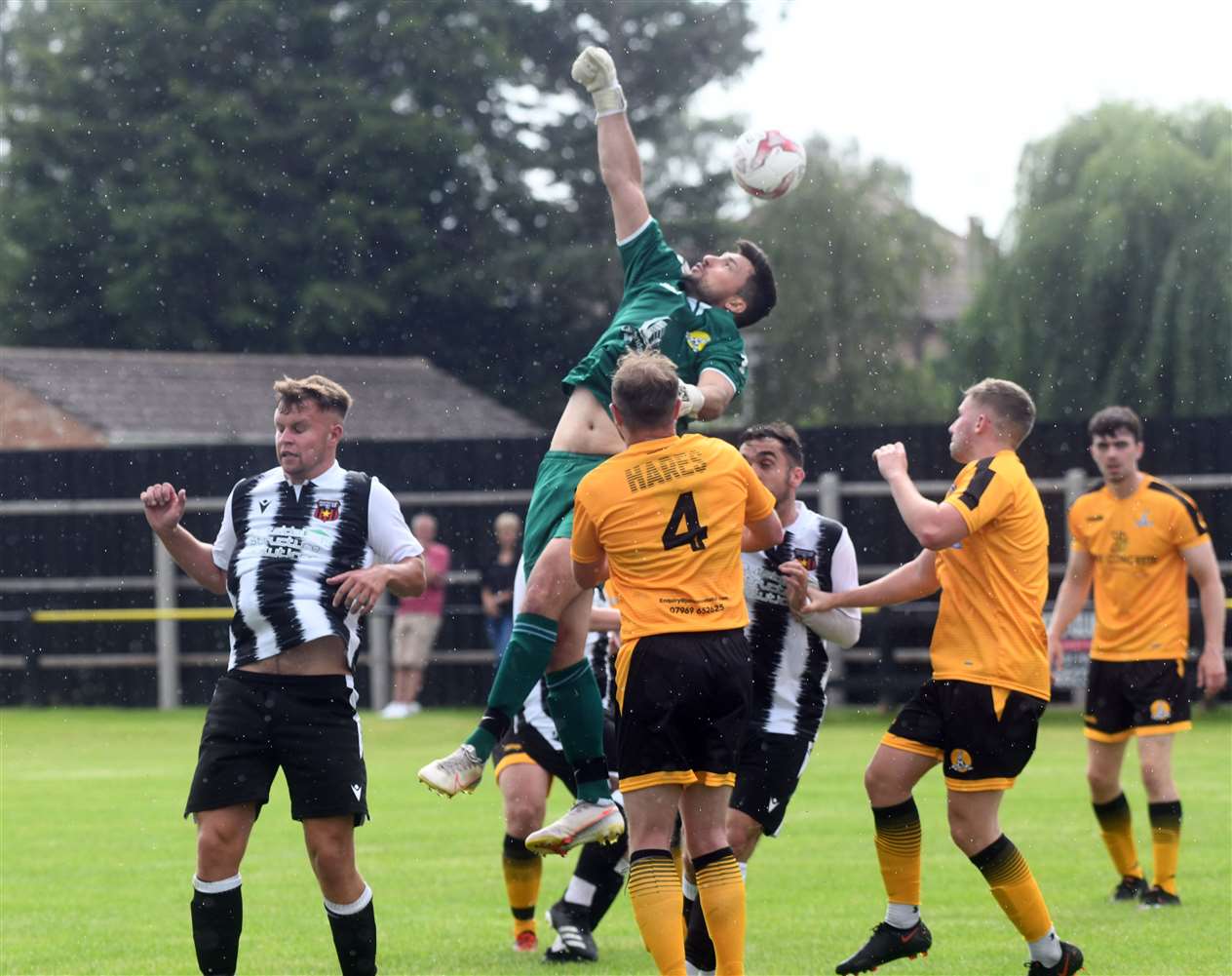 March keeper Simon Dalton in action