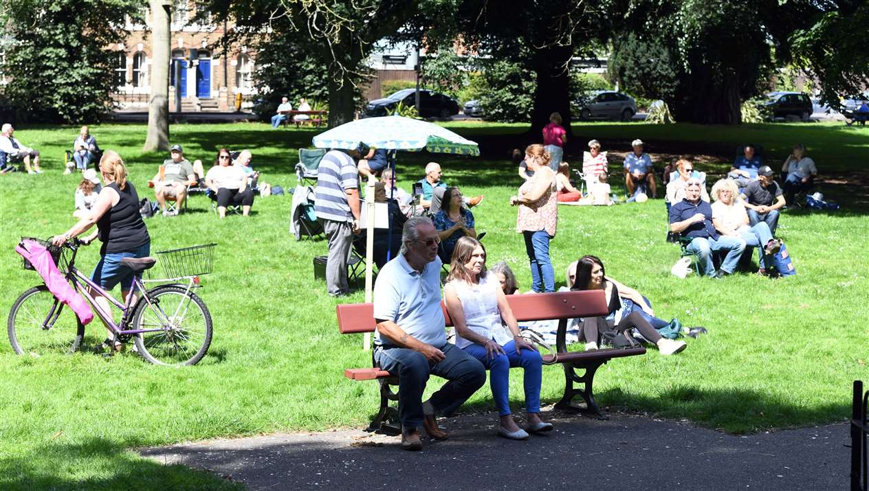 First live music of the year at Wisbech Bandstand. (39274572)