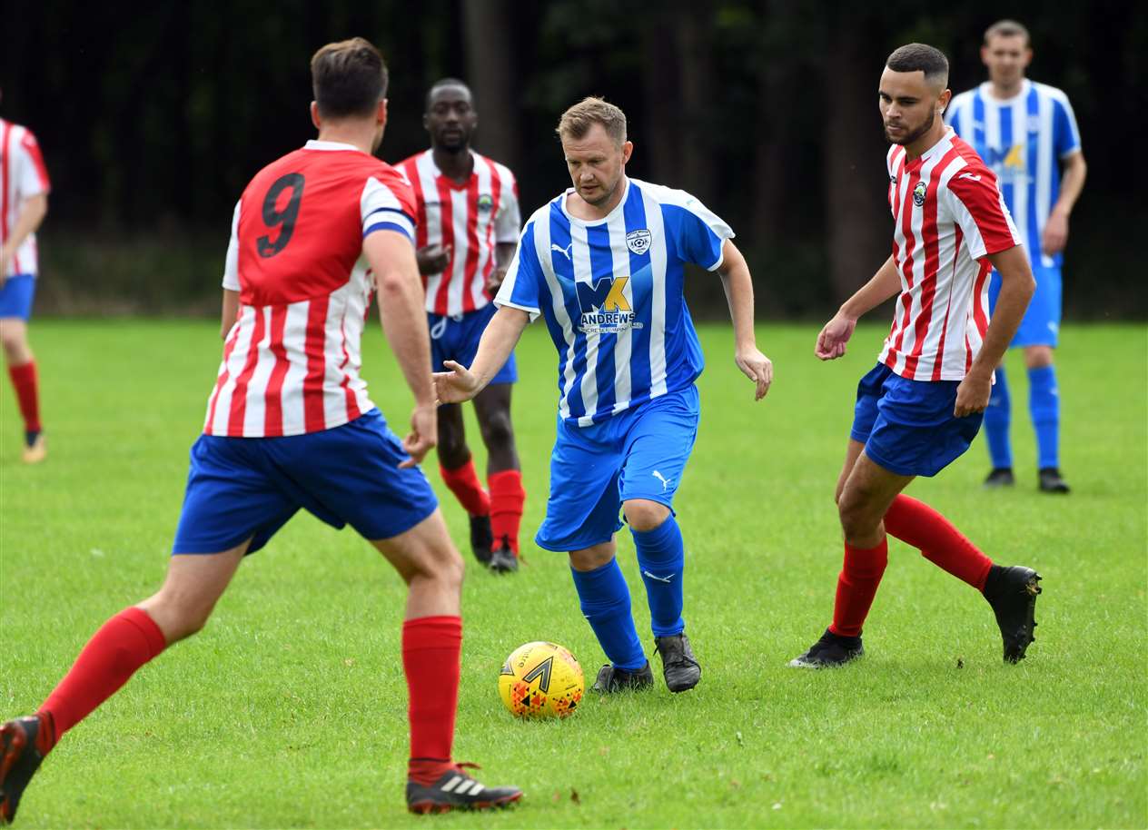 Action between Sutton Bridge and Oundle Reserves.