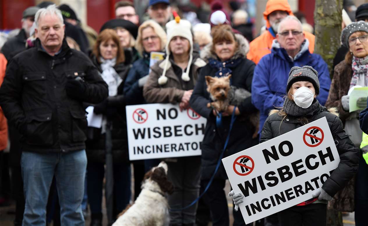 Protest against the Wisbech Incinerator. (29370034)
