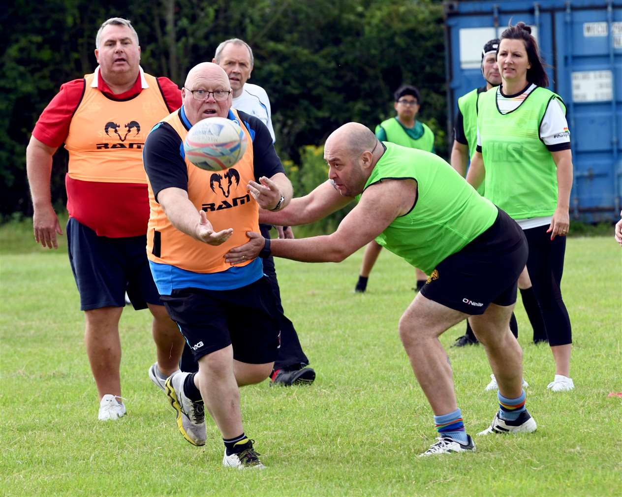 Walking Rugby Tournament at March rugby club. (49106587)
