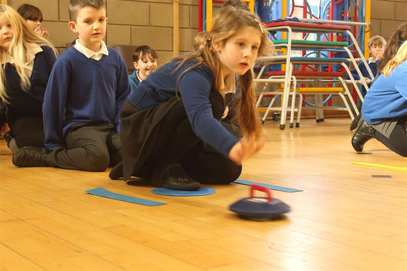 Pupils at Manea school held a new-age kurling tournament to mark the opening of the Winter Olympics. (54826458)