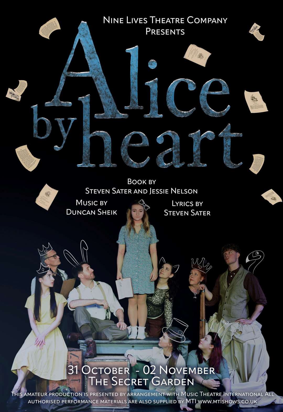 Nine Lives Theatre Company is bringing their next bold production 'Alice by Heart' to the Secret Garden in Wisbech St Mary. Picture: Nine Lives Theatre