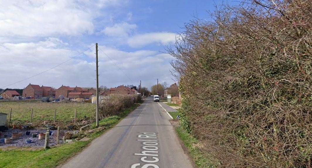 Allen was seen by police on School Road, Marshland St James. Picture: Google Maps