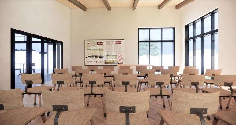 How the multi-purpose hall might look.