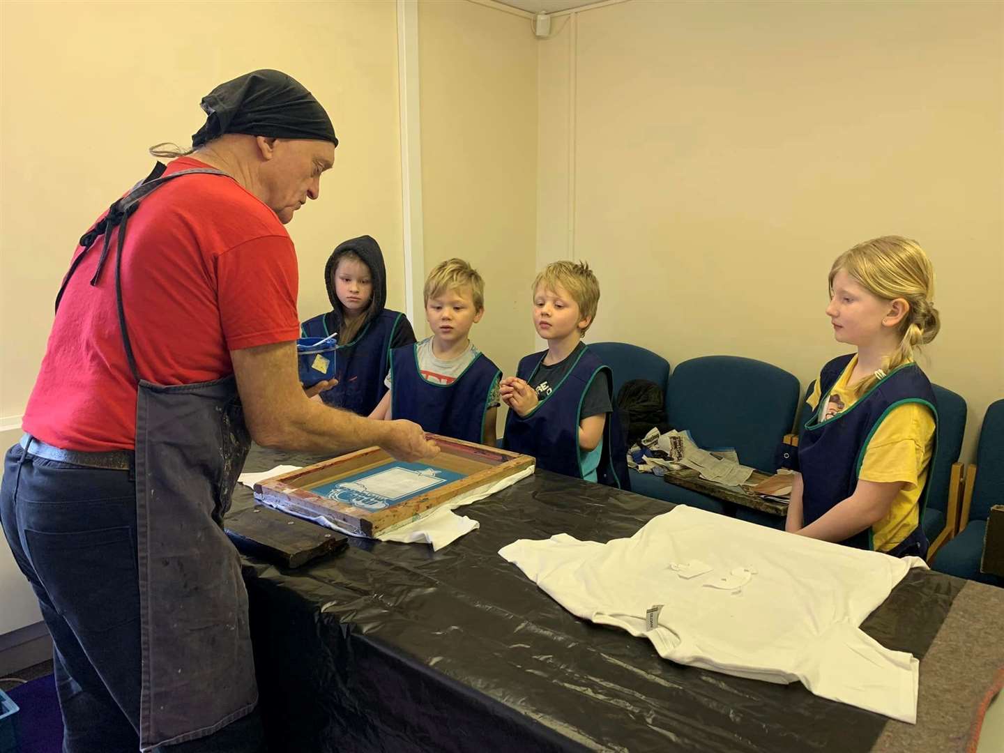 Little Miracles Fenland - screen printing workshop.