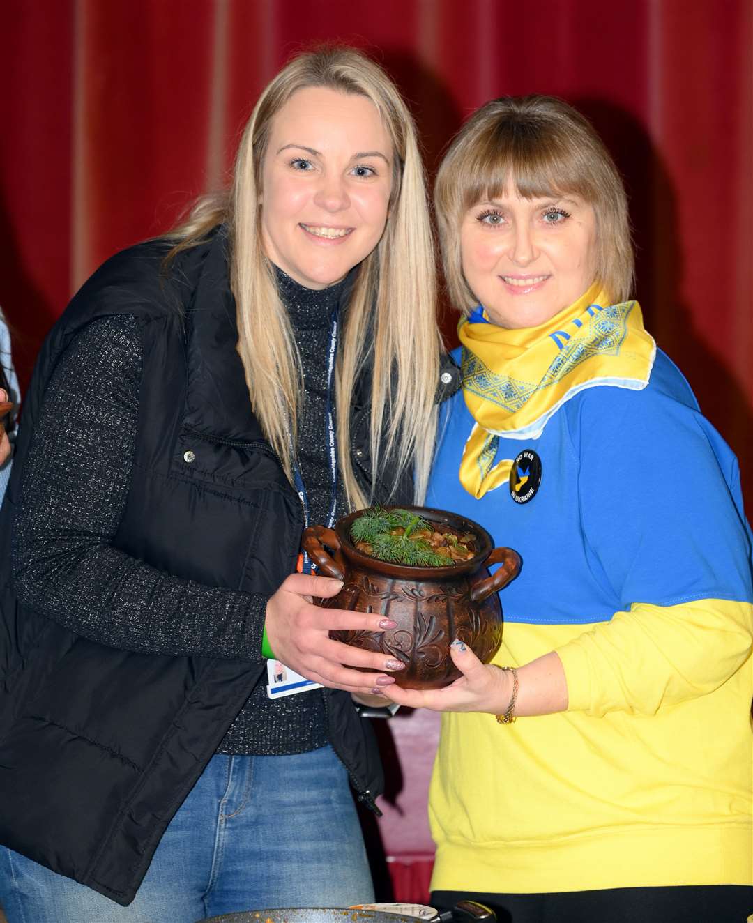 Wisbech food festival Monika Mazeikaite and Iryna Fedorenko