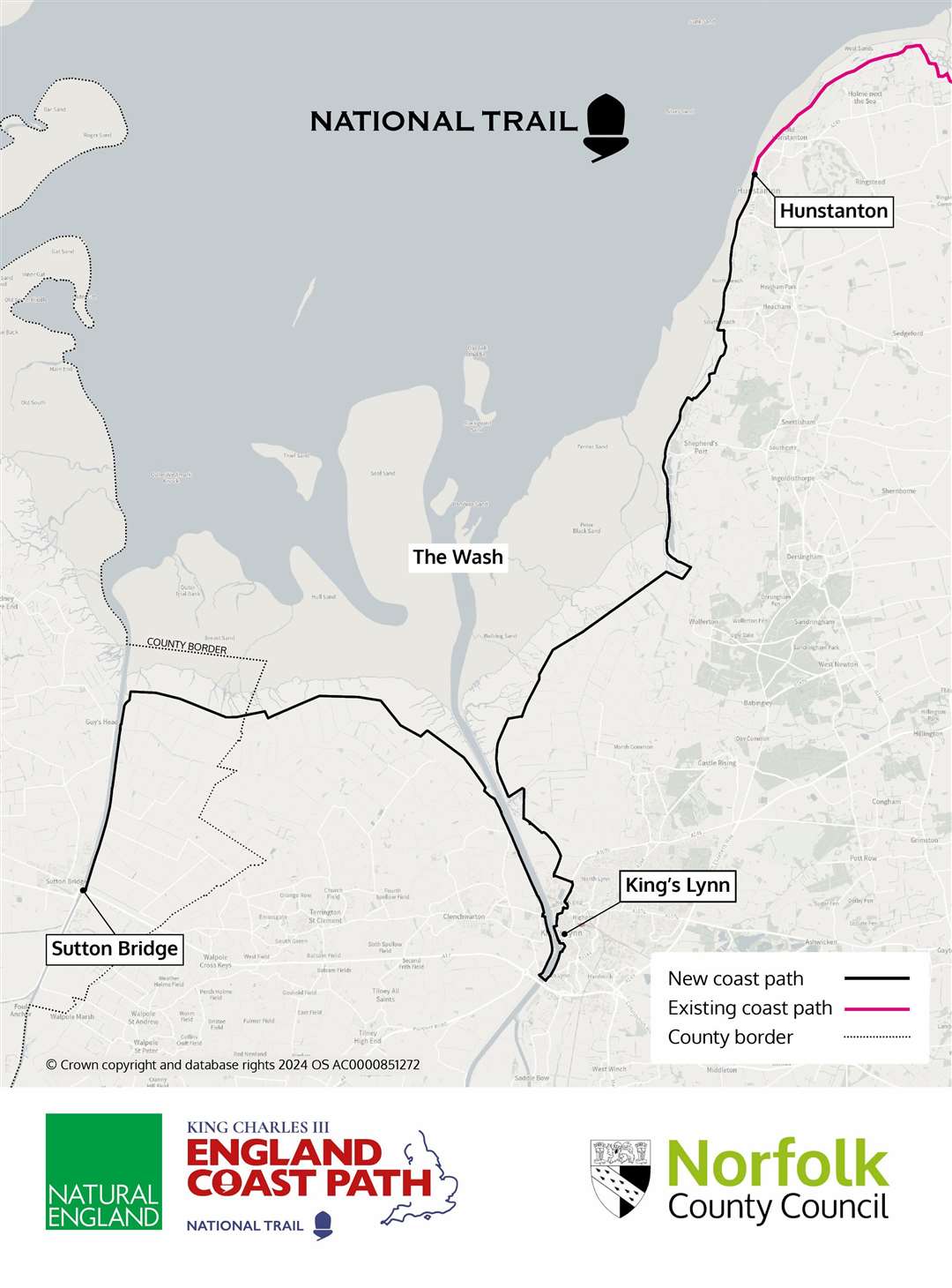 The Sutton Bridge to Hunstanton leg is open