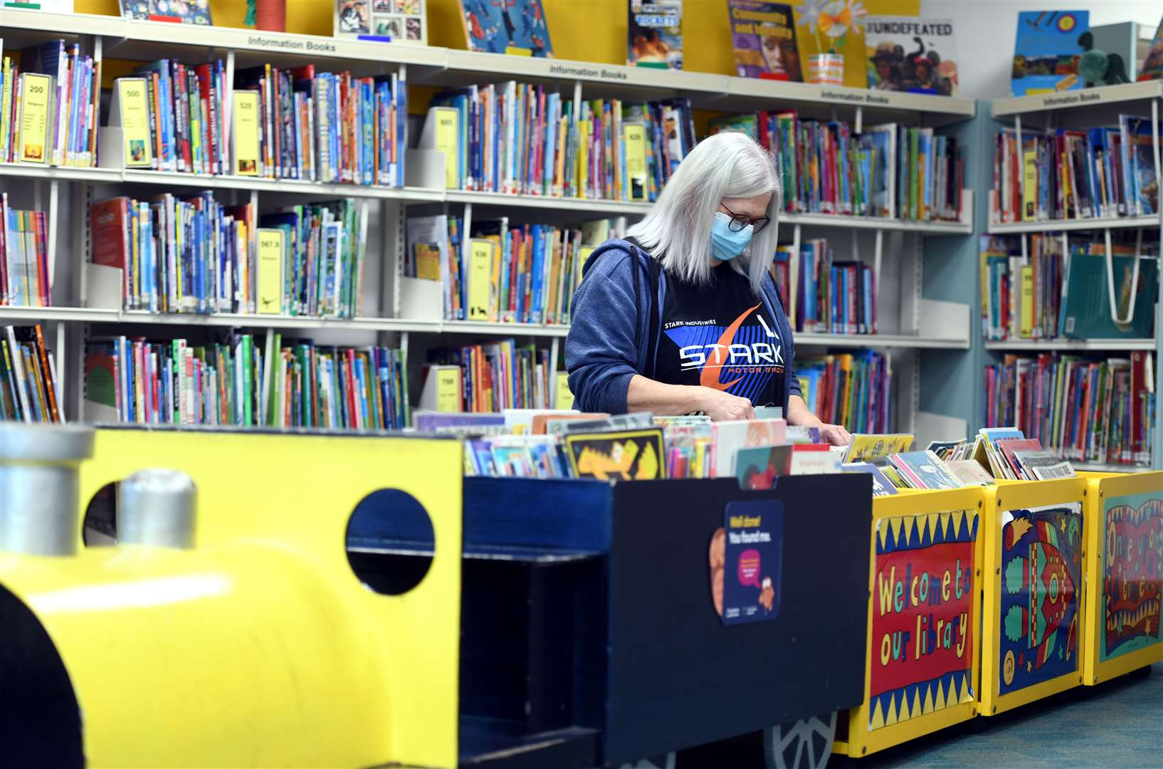 Rosie Rawling community library assistant.