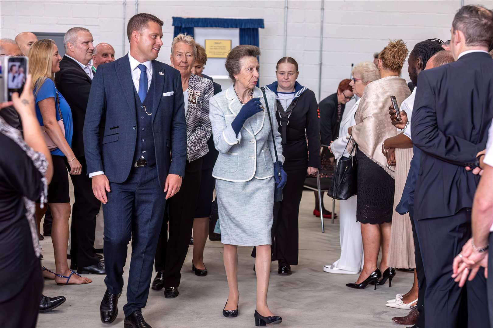 HRH The Princess Royal opens new Magpas Air Ambulance base in Cambridgeshire.