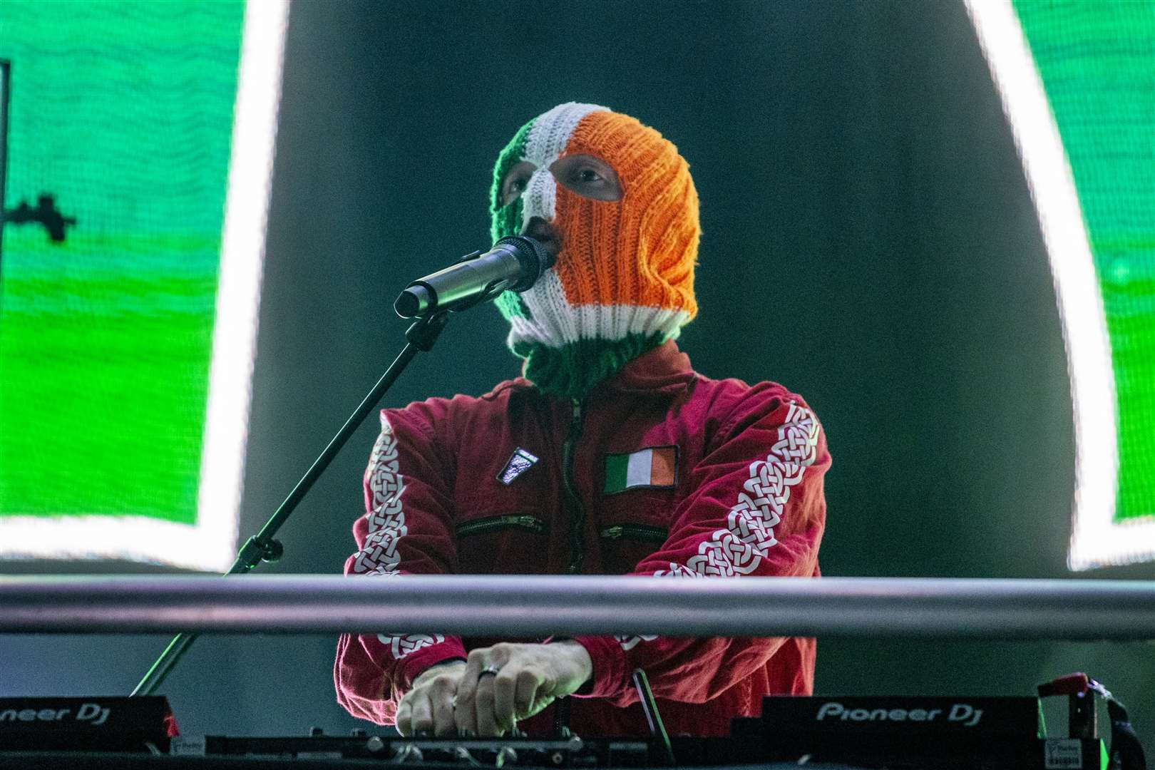 Kneecap performing at the SSE Arena in Belfast (Liam McBurney/PA)