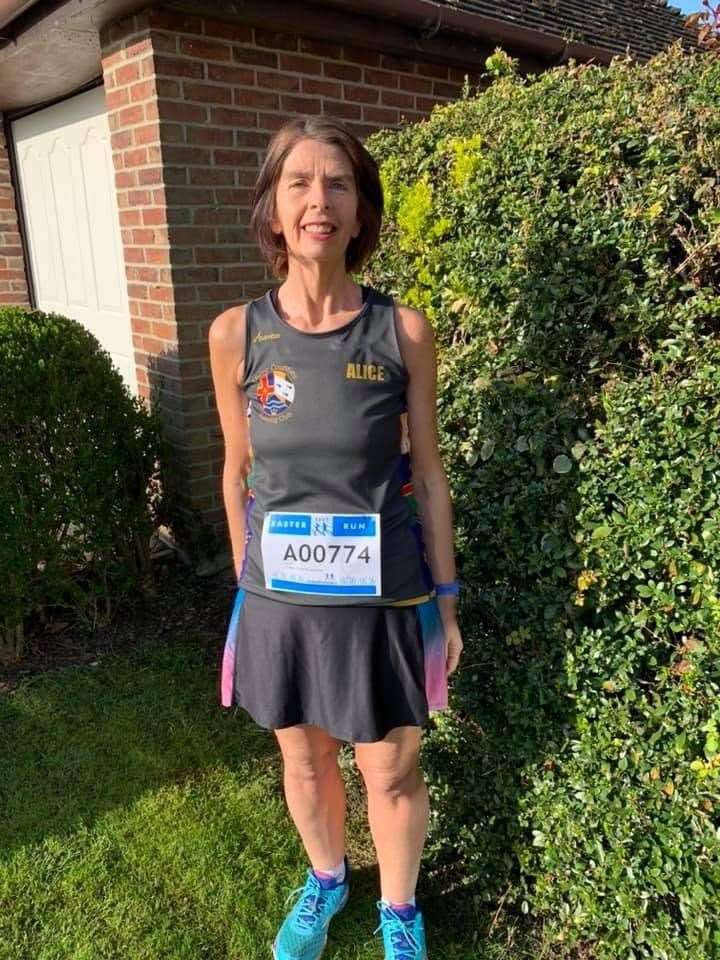 Alice Ingman took part in the Virtual runners Easter 15km run (45850642)